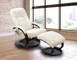 PU Leather Deluxe Massage Chair Recliner Ottoman Lounge Remote