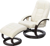 PU Leather Deluxe Massage Chair Recliner Ottoman Lounge Remote