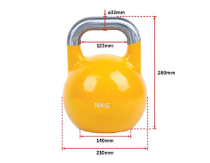 16KG Pro-Grade Steel KettleBell