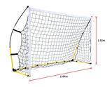 8' x 5' Soccer Football Goal Foot Portable Net Quick Set Up